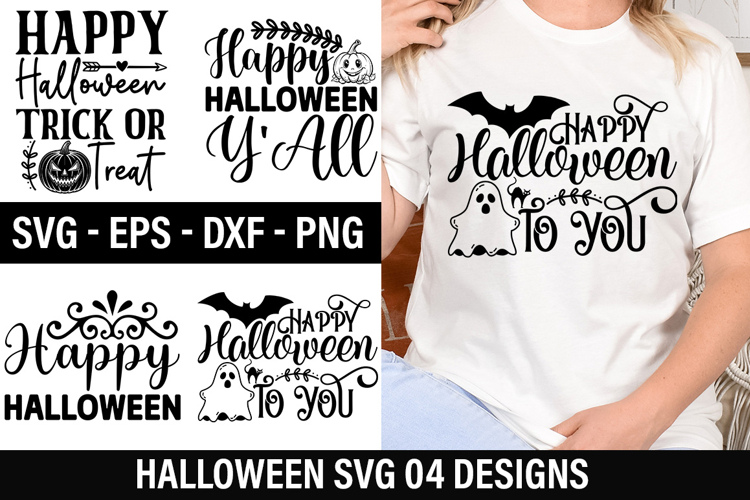 04 Halloween SVG Design - Halloween T-shirt Design