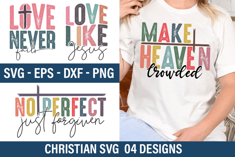 Christian SVG Design - Not Perfect Just Forgiven