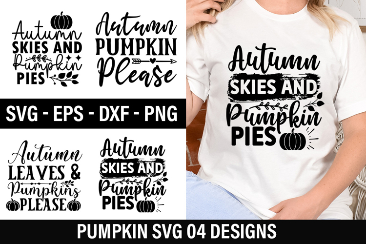 Pumpkin Fall Quotes SVG Design - Pumpkin T-shirt Design