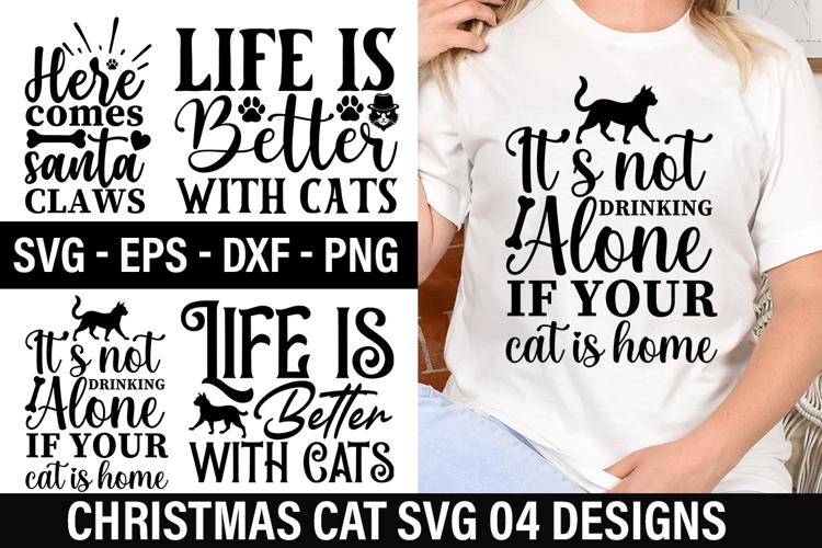 Christmas Cat Clipart Image 10