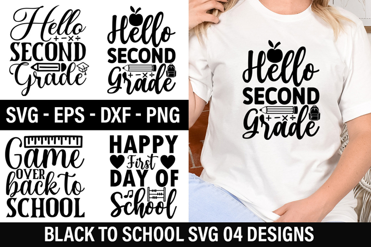 Back to School SVG Design - Back to School T-shirt Design