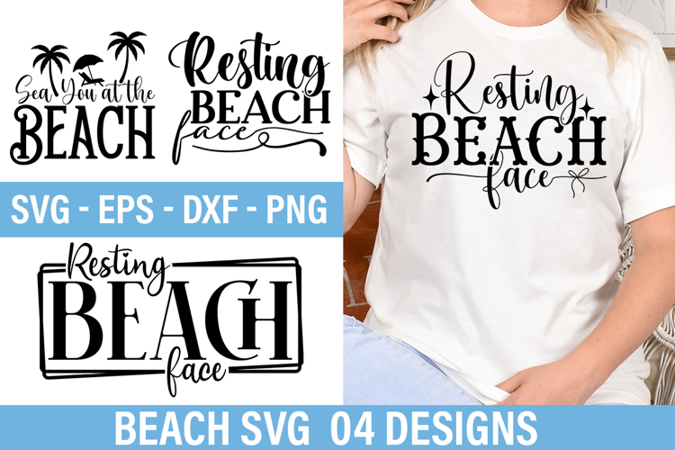 Beach SVG Design - Sea You at the Beach