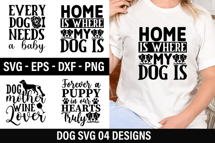 Dog Quotes SVG Design - Dog T-shirt Design