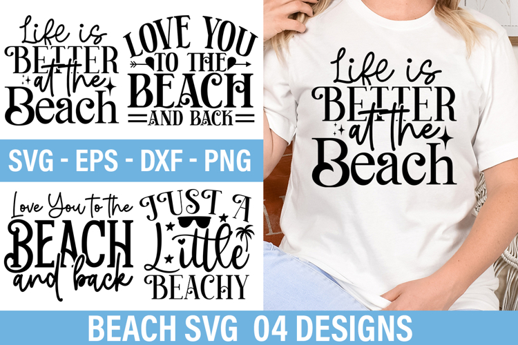 Beach SVG Design - Love You to the Beach and Back