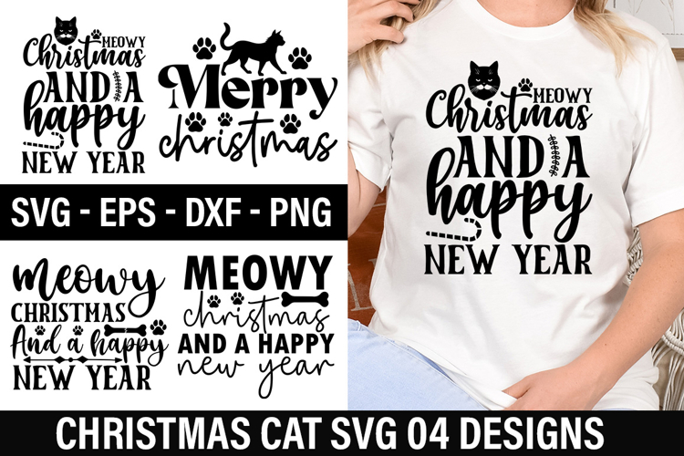 Christmas Cat Clipart Image 8