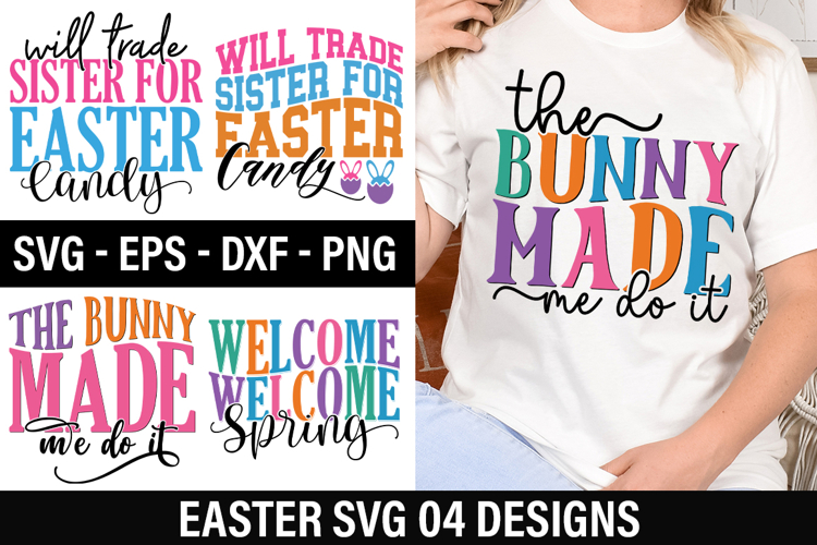 Easter SVG Design - Will Trade Sister for Easter Candy