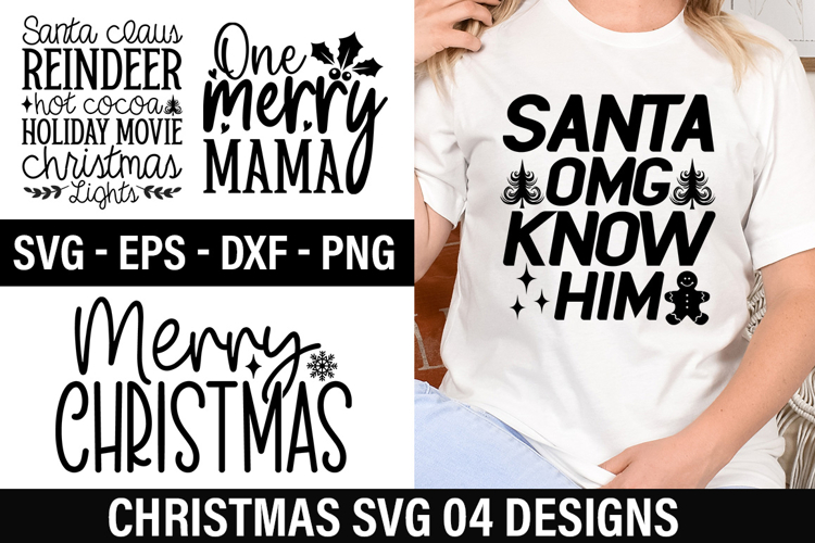 04 Christmas SVG Design - Christmas T-shirt Design