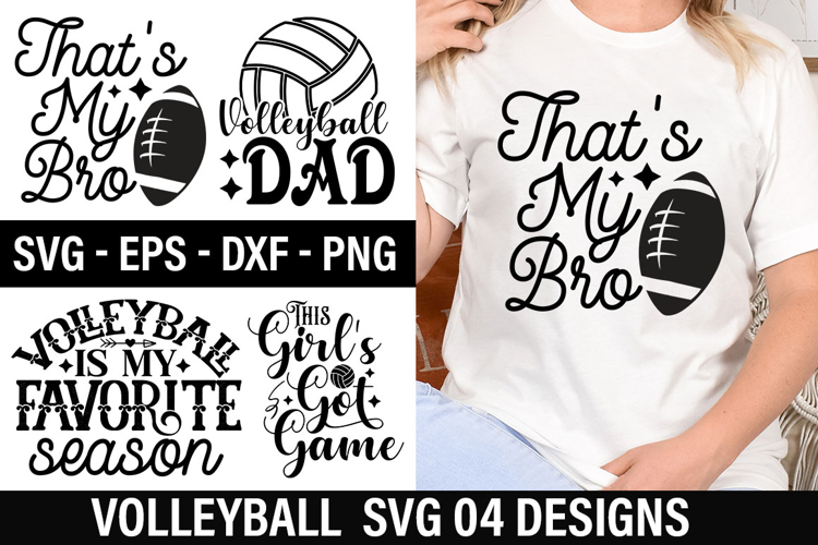 Volleyball SVG Design - Volleyball is my favorite season