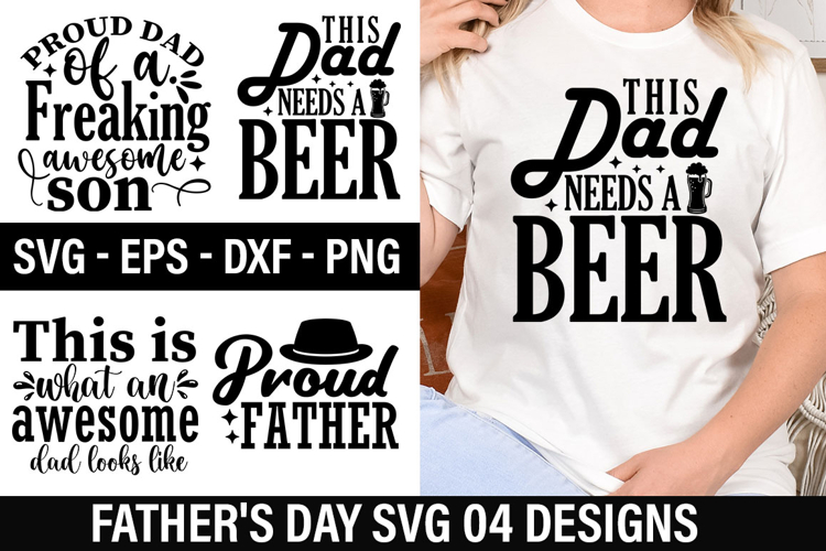 Funny Dad Svg