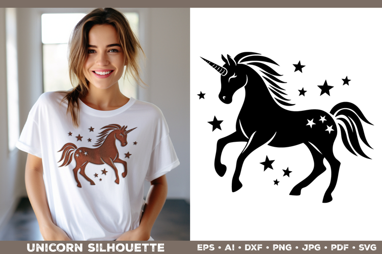 Unicorn Silhouette Image 2