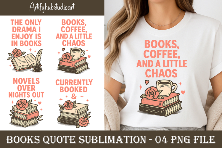 Books Quote Sublimation png