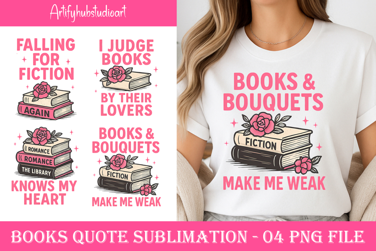 Books Quote Sublimation png