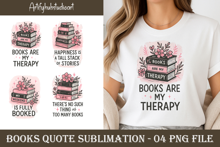 Books Quote Sublimation png