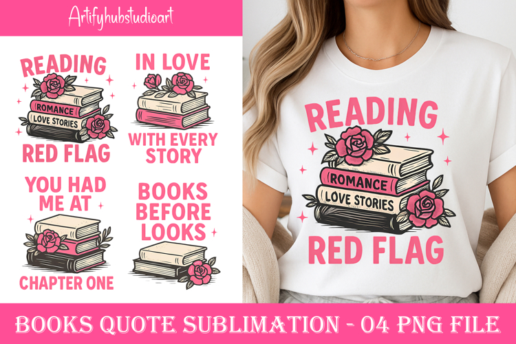 Books Quote Sublimation png