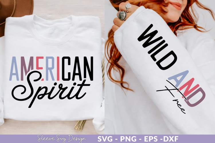 American Spirit Wild Land SVG Design - Printable & Cuttable
