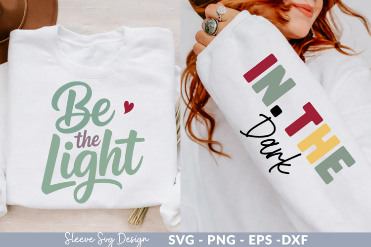 Be Light - Customizable SVG Craft Design for DIY Projects