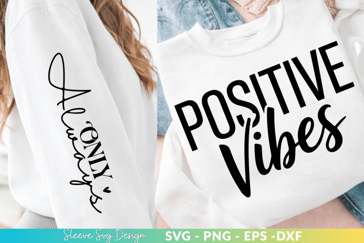 Positive Vibes - Customizable SVG Design for DIY Crafts