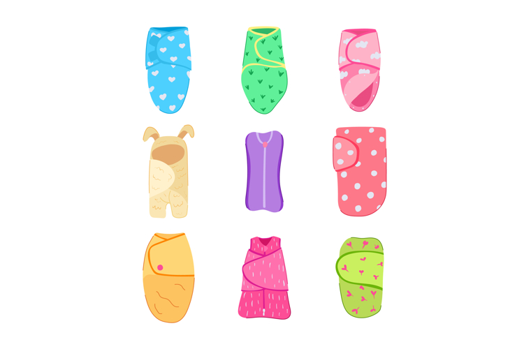 swaddle wrap set cartoon