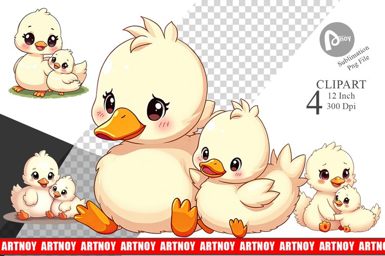 Swan Mothers Day Clipart