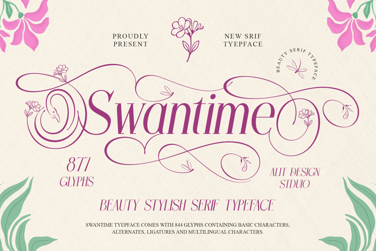 Swantime Typeface