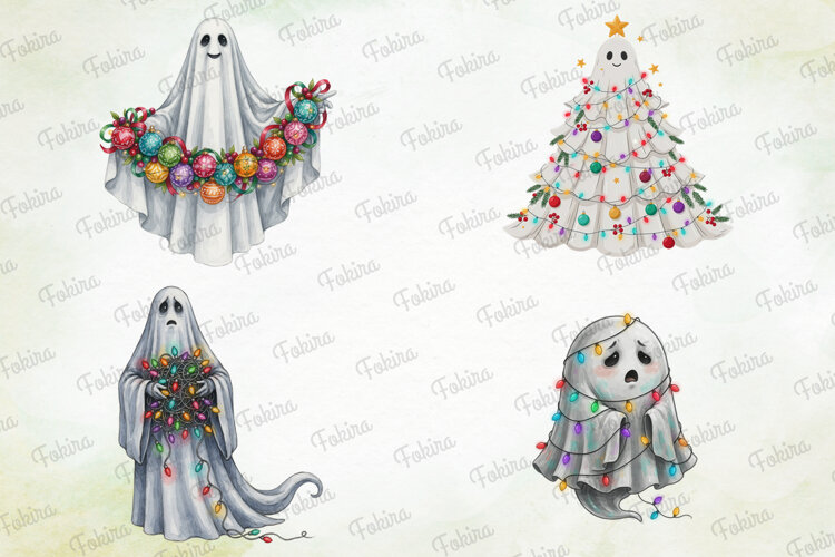 Christmas Ghost Clipart PNG, christmas ghost clipart png example image 1