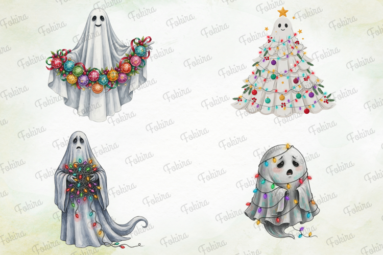 Christmas Ghost Clipart PNG, christmas ghost clipart png