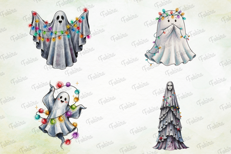 Christmas Ghost Clipart PNG, christmas ghost clipart png