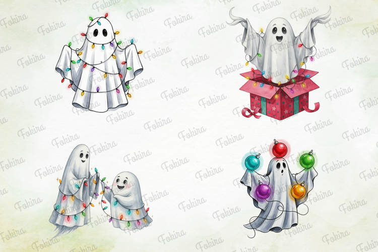 Christmas Ghost Clipart PNG, christmas ghost clipart png