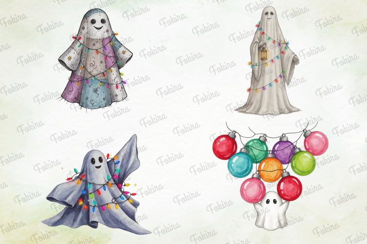 Christmas Ghost Clipart PNG, christmas ghost clipart png