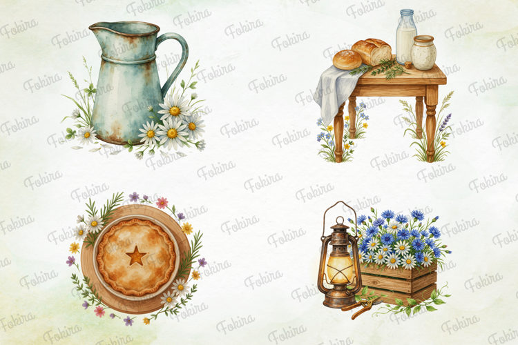 Rustic Farmhouse Clipart PNG, rustic farmhouse clipart png