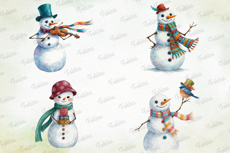 Winter Snowfolk Clipart PNG, winter snowfolk clipart png,