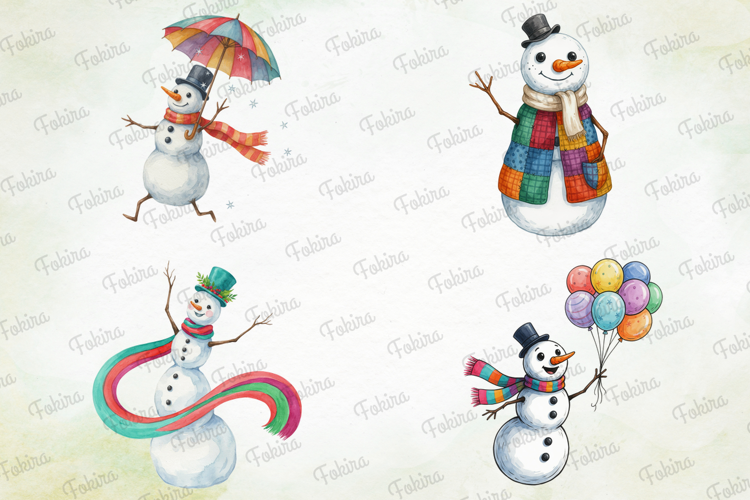 Winter Snowfolk Clipart PNG, winter snowfolk clipart png,