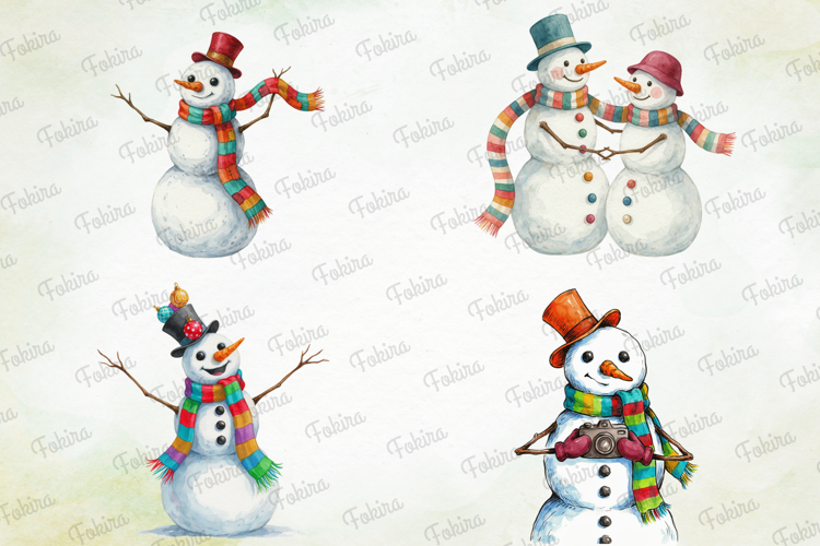 Winter Snowfolk Clipart PNG, winter snowfolk clipart png,