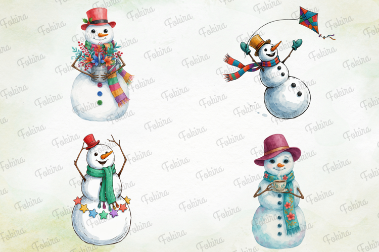 Winter Snowfolk Clipart PNG, winter snowfolk clipart png,
