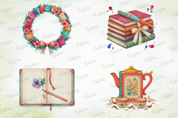 Bookish Reading Clipart PNG, bookish reading clipart png example image 1