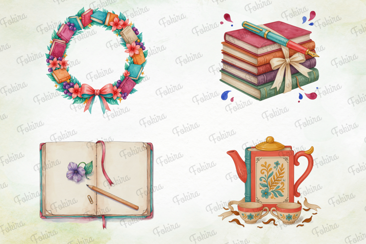 Bookish Reading Clipart PNG, bookish reading clipart png