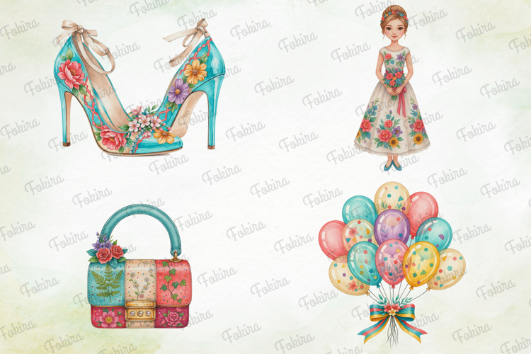 Colorburst Wedding Clipart PNG, colorburst wedding clipart