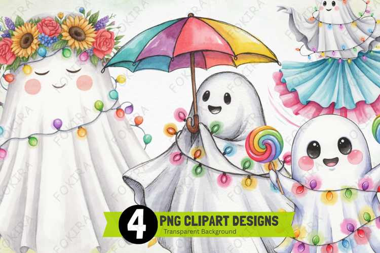 cute ghost clipart png, spooky ghost sublimation png