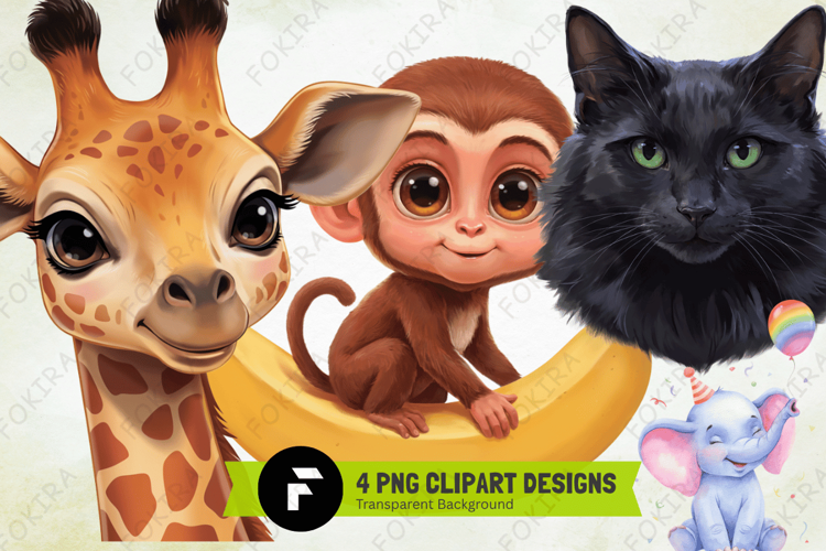 Funny Grumpy Animals Clipart PNG, funny grumpy animals