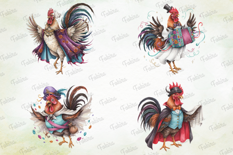 Haunted Harvest Rooster Clipart PNG, haunted harvest rooster