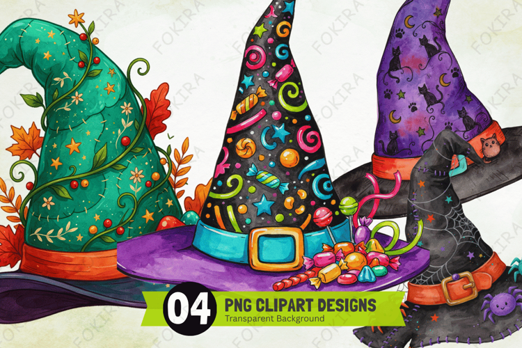 Witch Hat Carnival Clipart PNG, witch hat carnival clipart