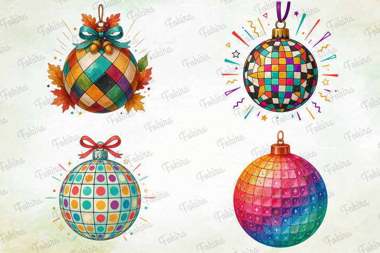 Disco Ornament Clipart png, disco ornament clipart png,