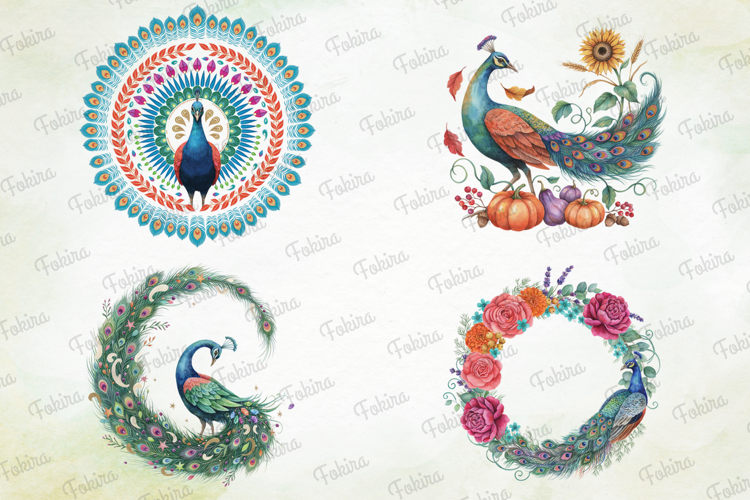 Jeweled Peacock Clipart png, jeweled peacock clipart png,