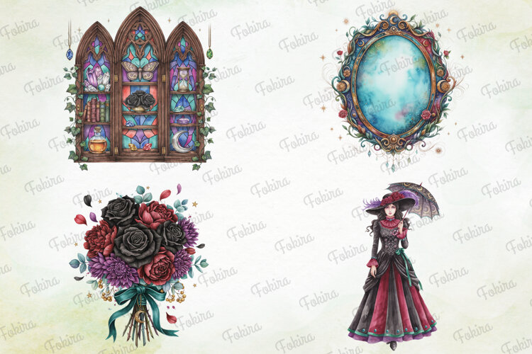 Moonlight Mystical Clipart PNG, moonlight mystical clipart example image 1