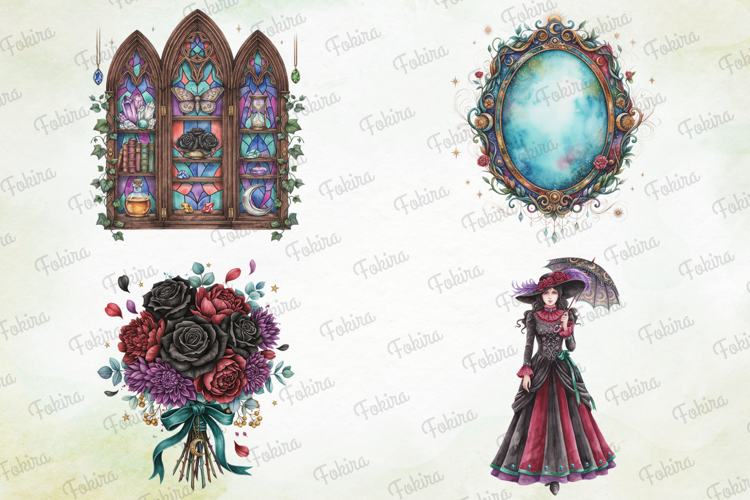 Moonlight Mystical Clipart PNG, moonlight mystical clipart