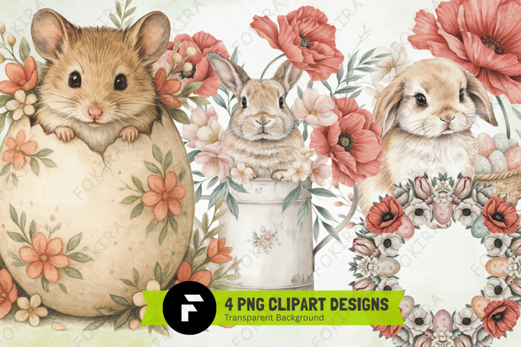 Whimsical Easter Clipart png, whimsical easter clipart png,