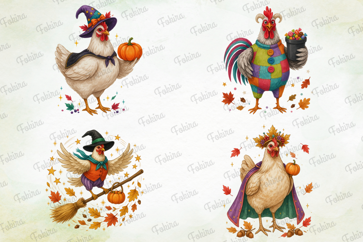 Halloween Chicken Clipart PNG, halloween chicken clipart png