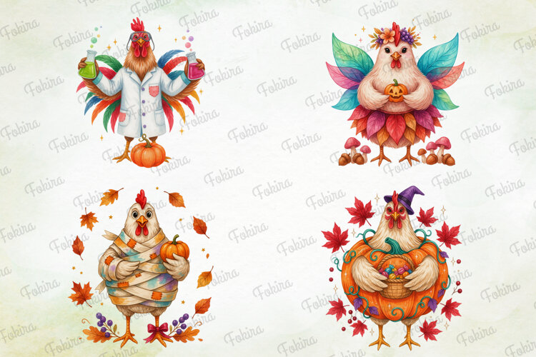 Halloween Chicken Clipart PNG, halloween chicken clipart png example image 1