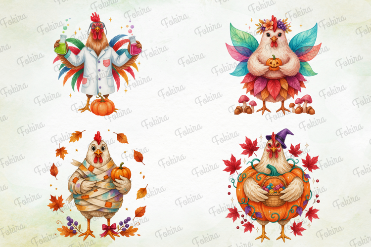 Halloween Chicken Clipart PNG, halloween chicken clipart png