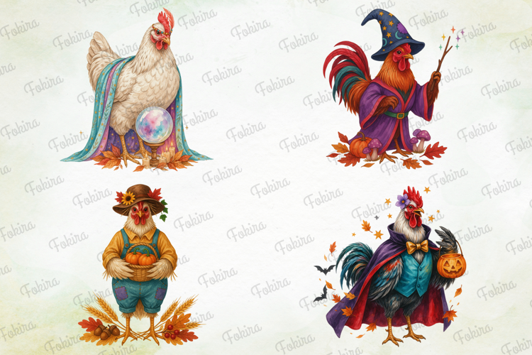 Halloween Chicken Clipart PNG, halloween chicken clipart png